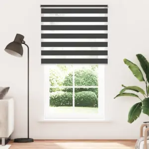 Sebraruloo ketiga, 120 x 230 cm, must, 100% polüester
