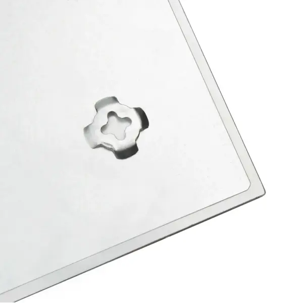 Seinakinnitusega kuivpuhastatav magnettahvel, betoonivärvi karastatud klaas, 60 x 20 cm – 6