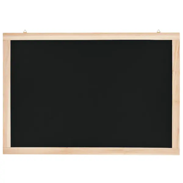 Seinale kinnitatav must tahvel seedripuidust raamiga, 40 x 60 cm – 3