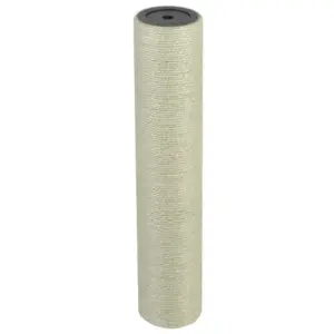 Seinale kinnitatav kasside kraapimispost, sisal, beež, 8 x 40 cm, sisemine ava 10 mm