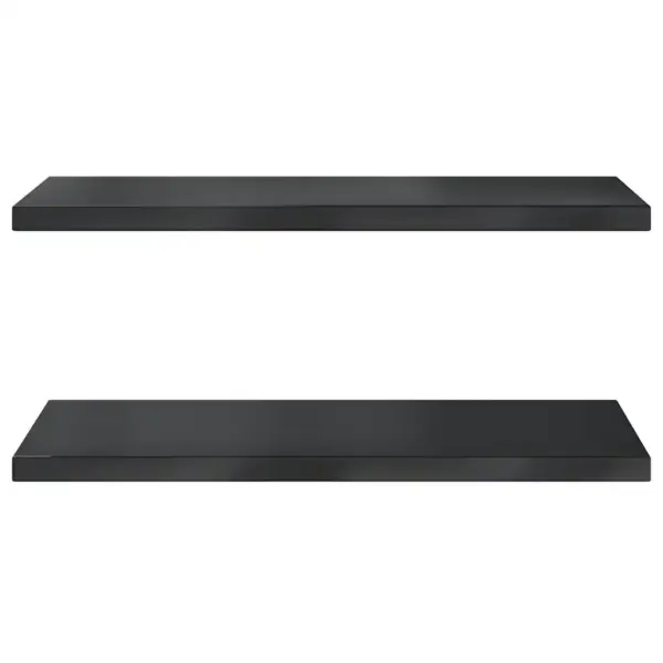 Seinariiulid 2 tk, 75 x 40 cm, must roostevaba teras, 100 kg kandevõimega – 4