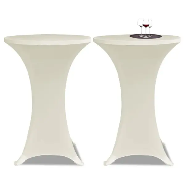 Veniv seisulauakate Ø 60 cm seisulaudadele, kreemjasvalge, 4 tk – 2
