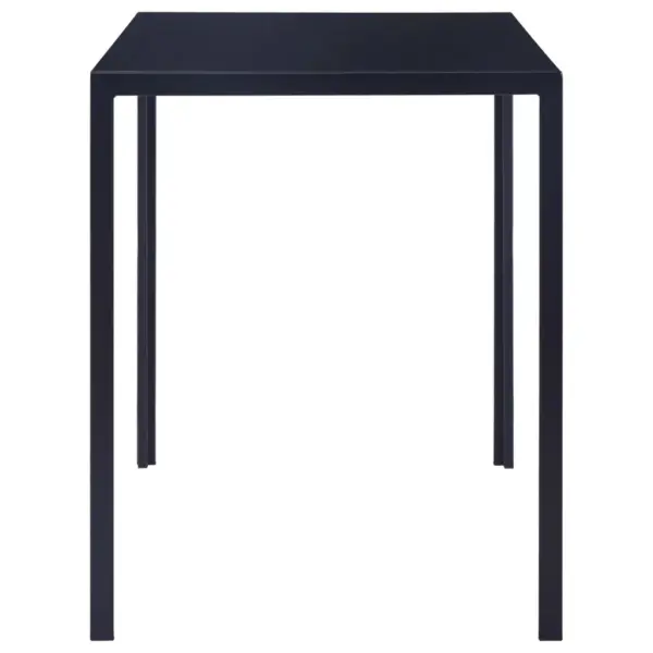Seitsmeosaline söögitoakomplekt klaaslaua ja veinipunaste kunstnahast toolidega – 4