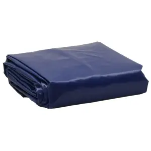 Veekindel sinine PVC present metallist aasadega, 1 x 2,5 m, 650 g/m²