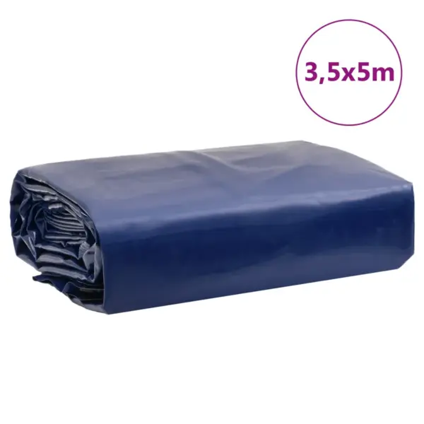 Sinine veekindel PVC present, 3,5 x 5 m, 650 g/m² – 9