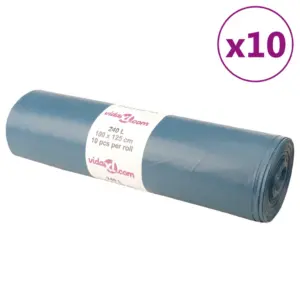 Tugevad sinised prügikotid 240 l, 100 x 152 cm, 100 tk