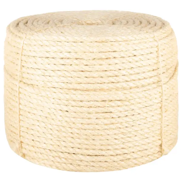 Looduslik sisalnöör 100% sisalist, 10 mm, 25 m rull, pruun – 2
