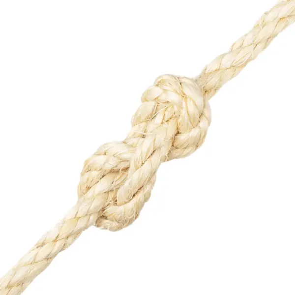 Looduslik sisalnöör 100% sisalist, 10 mm, 25 m rull, pruun – 3