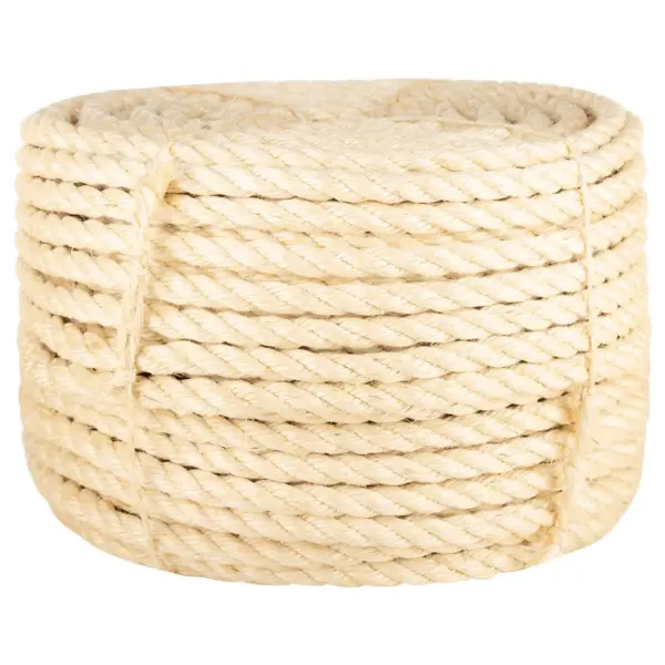 Looduslik 100% sisalnöör, 16 mm, 25 m rull, pruun – 2