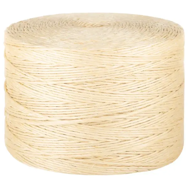Sisalnöör 100% sisal, 3 mm, 2000 m rull, pruun – 2
