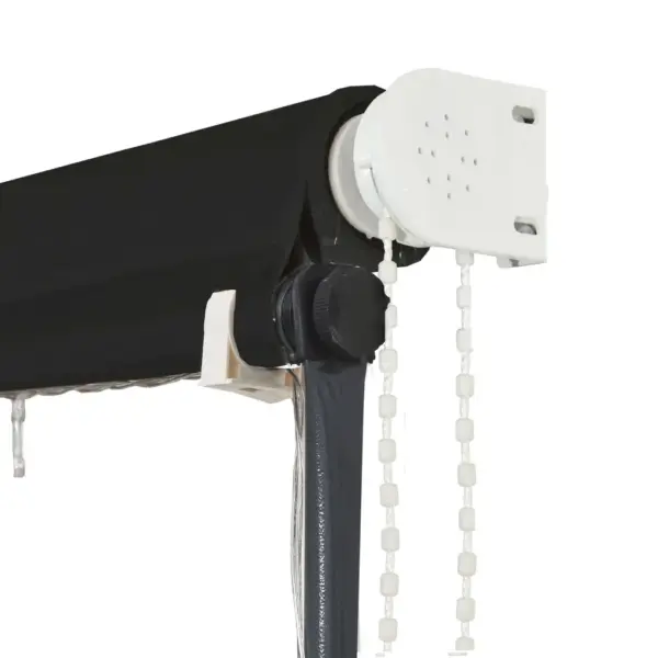 Sissetõmmatav seinavarikatus LED-valgustusega, antratsiithall, 400 x 150 cm – 7