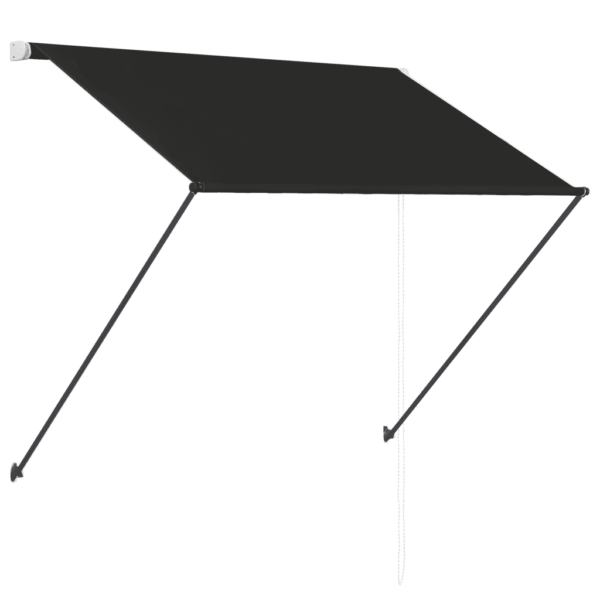 Sissetõmmatav terrassi- ja aknavarikatus LED-valgustusega, 200 x 150 cm, antratsiithall – 4