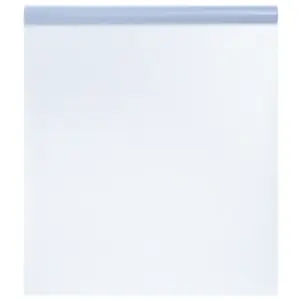 Staatiline jäätunud aknakile privaatsuseks, matt hall PVC, 90 x 2000 cm