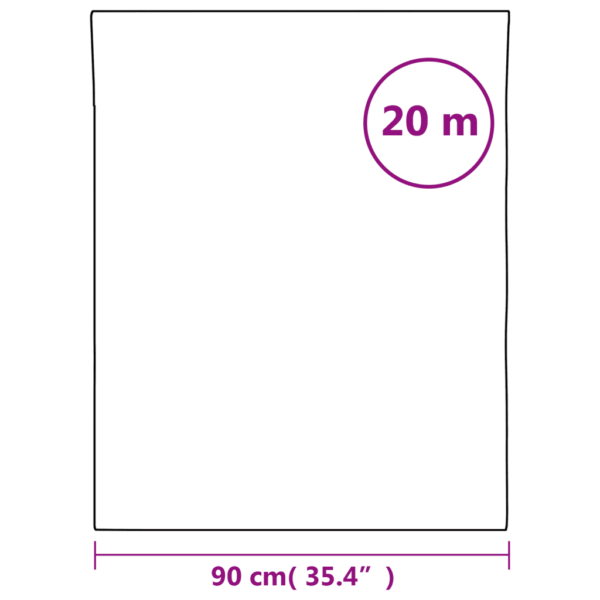 Staatiline jäätunud aknakile privaatsuseks, matt hall PVC, 90 x 2000 cm – 8