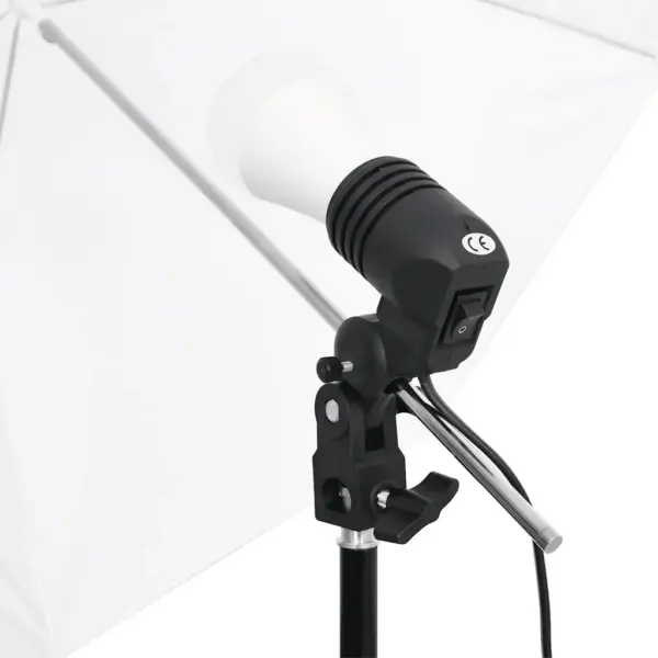 Stuudio valgustuskomplekt statiivid ja vihmavarjud, 2 x 13 W LED, 5500 K – 4