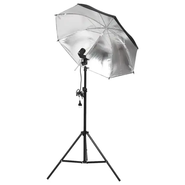 Stuudio valgustuskomplekt statiivide ja vihmavarjudega, 3 LED-pirni, 5500 K – 2