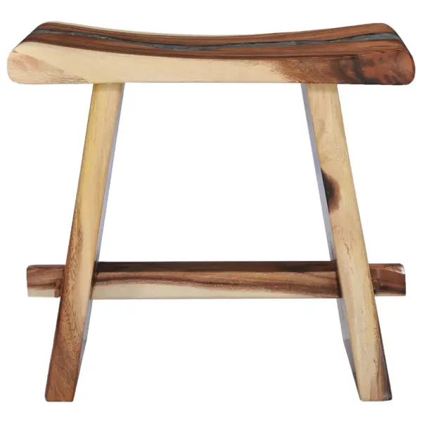 Mitmeotstarbeline suarpuidust taburet polüvaigukaunistusega, 50 x 30 x 45 cm – 3