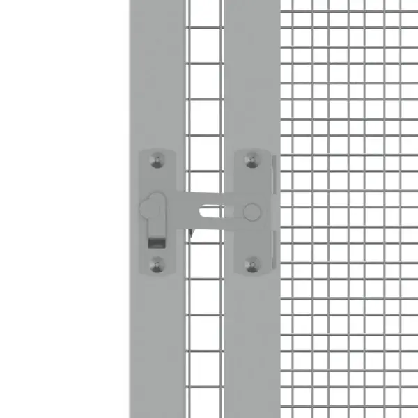 Suur antratsiithall välilinnupuur tsingitud terasest, 302,5 x 324,5 x 211,5 cm – 5
