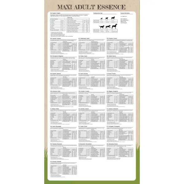 Suurt tõugu täiskasvanud koerte kuivtoit Maxi Adult Essence, veise- ja kanaliha, 15 kg – 7