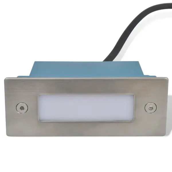 Süvistatavad LED trepivalgustid 6 tk, soe valge, IP54, 44 x 111 x 56 mm - 3
