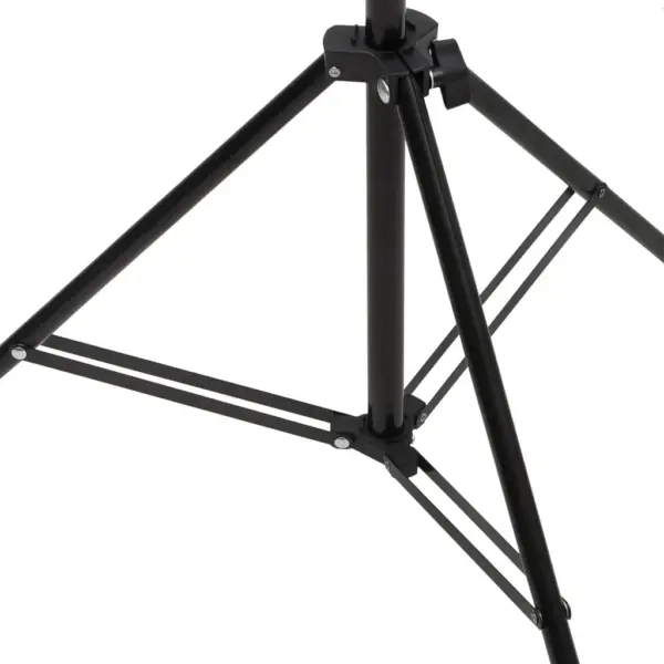 T-kujuline fototausta statiiv, reguleeritav, must metall, 151 x 60 x (70–200) cm – 6