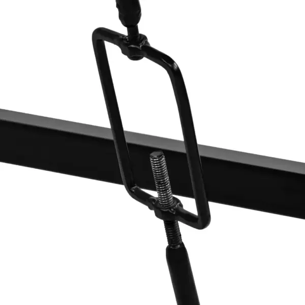 Tööstusliku stiiliga baarilaud taaskasutatud puidust ja terasraamiga, 120 x 60 x 106 cm – 7