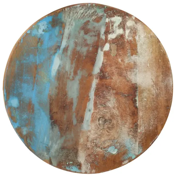 Tööstusliku stiiliga baaripukid, taaskasutatud puit ja teras, 4 tk, 30 x 76 cm – 4