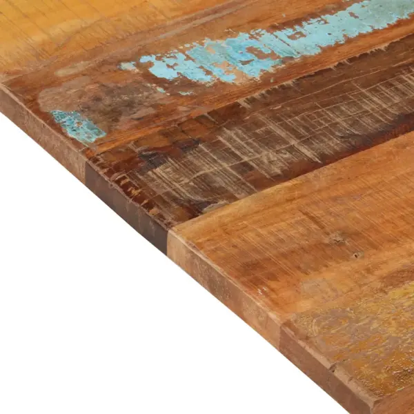 Ristkülikukujuline taaskasutatud täispuidust lauaplaat, mitmevärviline, 100 x 60 cm, 25–27 mm – 9
