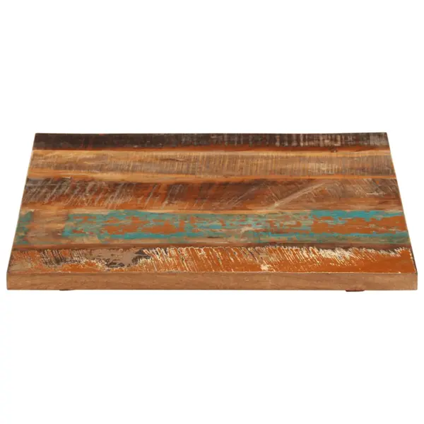 Ruudukujuline lauaplaat taaskasutatud puidust, 60 x 60 cm, 25–27 mm, mitmevärviline – 2