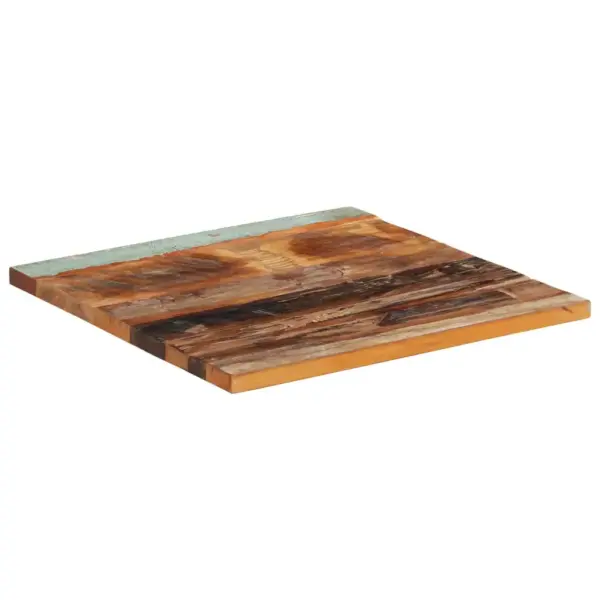 Ruudukujuline lauaplaat taaskasutatud puidust, 60 x 60 cm, 25–27 mm, mitmevärviline – 3