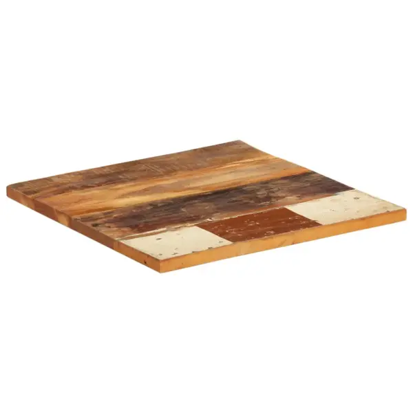 Ruudukujuline lauaplaat taaskasutatud puidust, 60 x 60 cm, 25–27 mm, mitmevärviline – 5