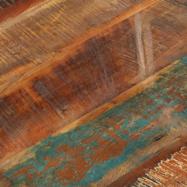Ruudukujuline lauaplaat taaskasutatud puidust, 60 x 60 cm, 25–27 mm, mitmevärviline – 8