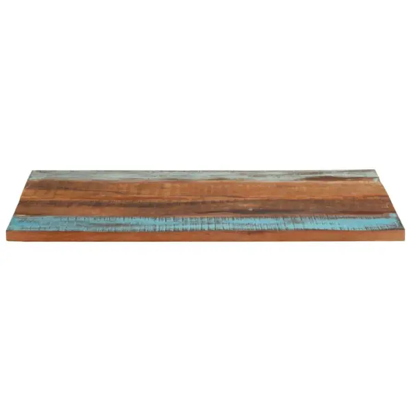 Ristkülikukujuline taaskasutatud puidust lauaplaat, 90 x 70 cm, 25–27 mm – 2