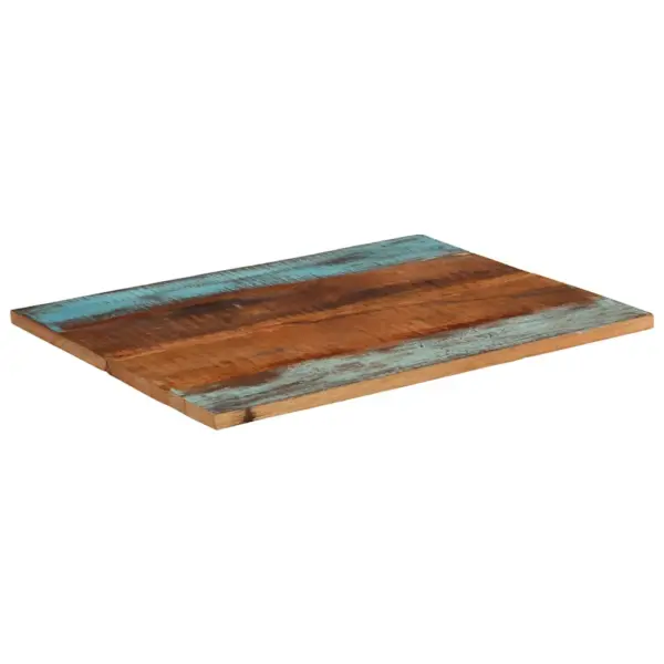 Ristkülikukujuline taaskasutatud puidust lauaplaat, 90 x 70 cm, 25–27 mm – 6