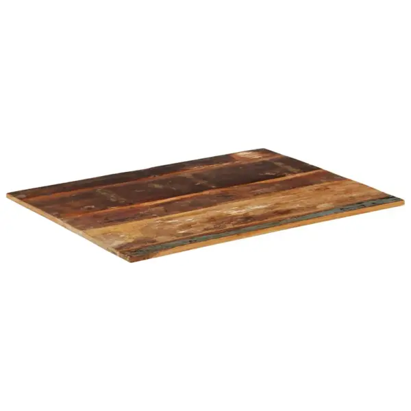 Ristkülikukujuline taaskasutatud täispuidust lauaplaat, 90 x 70 cm, 15–16 mm – 5