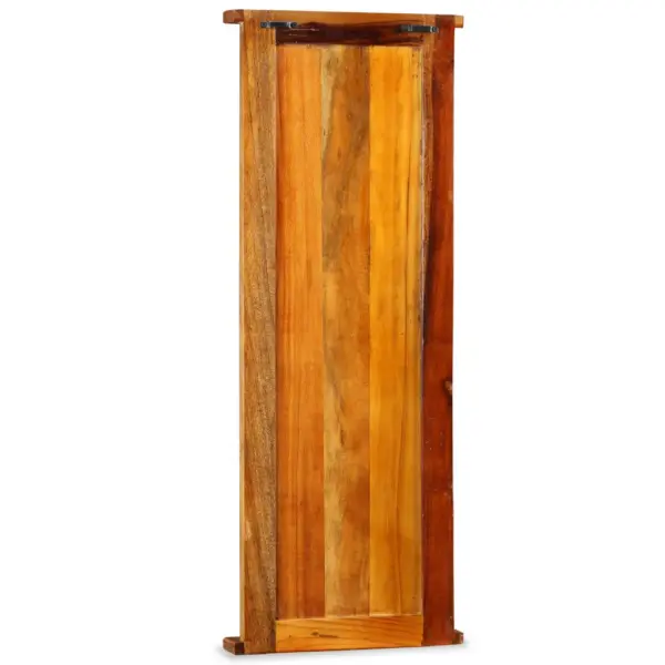 Taaskasutatud täispuidust seinanagid, 2 tk, 4 konksuga, 38 x 100 cm – 7