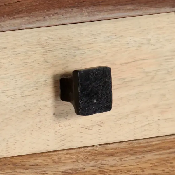 Taaskasutatud puidust telerikapp 2 ukse, 2 sahtli ja 2 sektsiooniga, 120 x 30 x 40 cm – 6