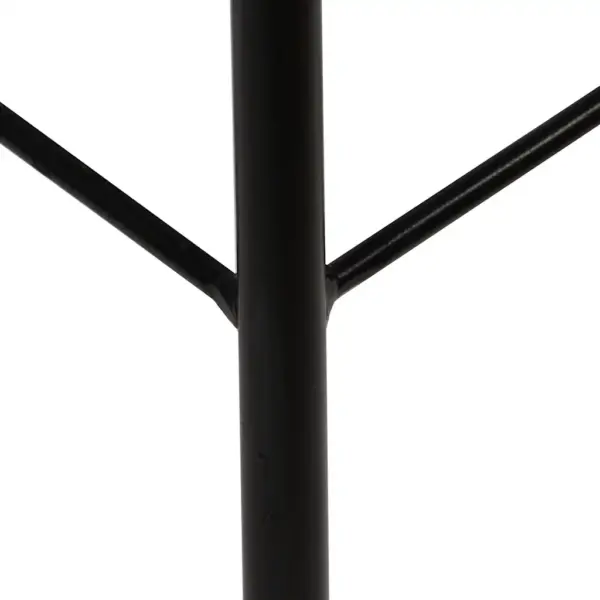 Tööstusliku stiiliga baaritoolid taastatud puidust, must terasraam, 2 tk, 45 x 36 x 99 cm – 9