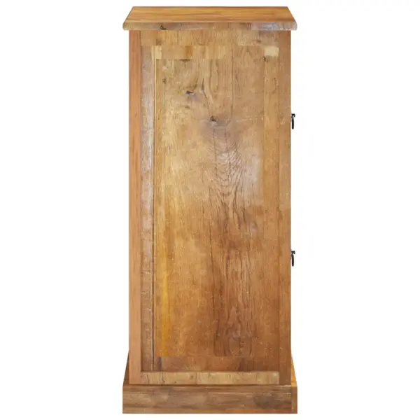 Mitmevärviline jalatsikapp sahtli ja 4 riiuliga, taastatud puit, 50 x 38 x 85 cm – 5