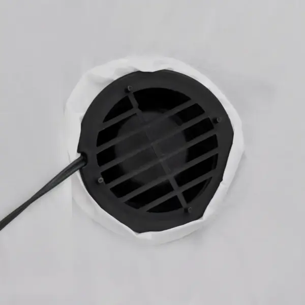 Täispuhutav LED-lumememm 240 cm, sisseehitatud ventilaatoriga – 3