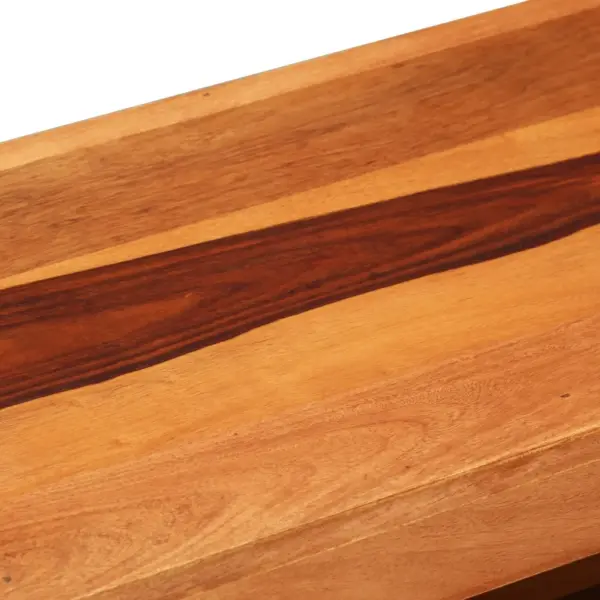 Pruun täispuidust telerikapp 4 sahtli ja 2 sektsiooniga, 110 x 30 x 40 cm – 5