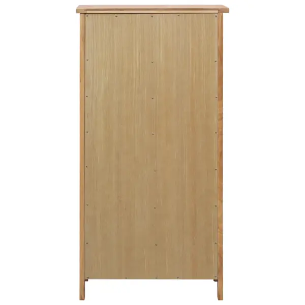 Tammepuidust kingakapp 4 riiuli, 2 ukse ja 2 sahtliga, 76 x 37 x 105 cm – 4