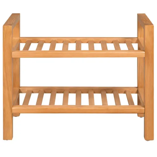 Tammepuidust kingariiul 2 riiuliga, pruun, 50 x 27 x 40 cm – 2