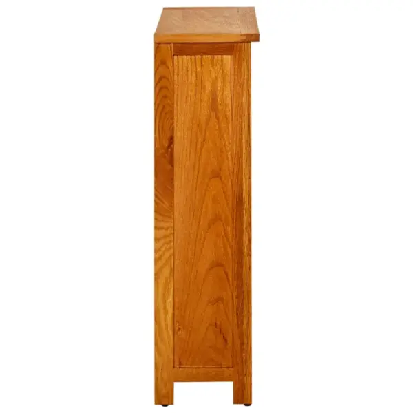 Tammepuidust raamaturiiul 3 riiuliga, pruun, 70 x 22,5 x 82 cm – 3