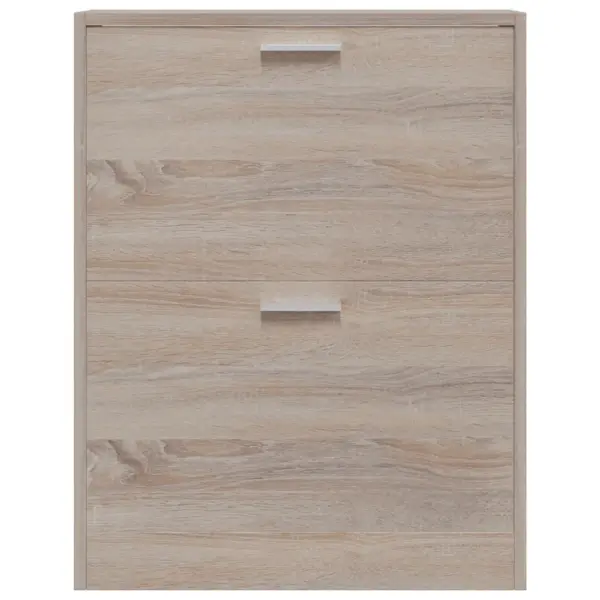 Tammevälimusega jalatsikapp 2 sahtliga, 63,5 x 24 x 81 cm – 4