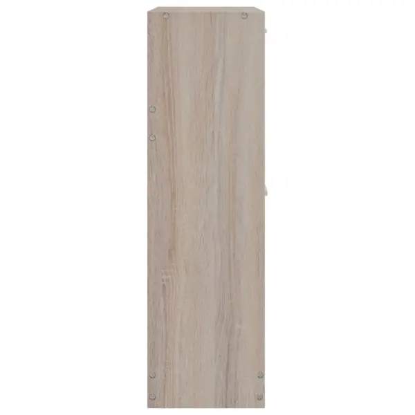 Tammevälimusega jalatsikapp 2 sahtliga, 63,5 x 24 x 81 cm – 5