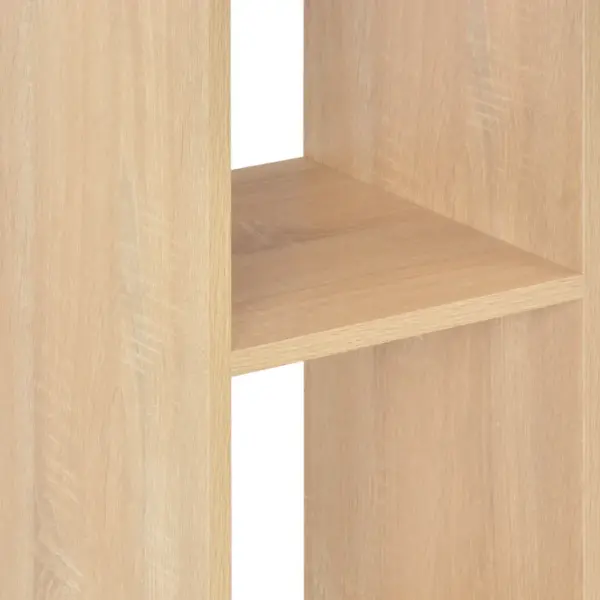 Baarilaud 2 riiuliga, tammevärvi tehispuit, 60 x 60 x 110 cm – 5