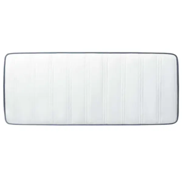 Taskuvedrudega madrats, keskmise kõvadusega, 90 x 200 x 20 cm, valge/tumehall – 4