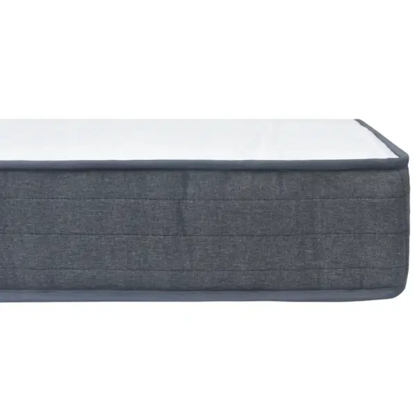 Taskuvedrudega madrats, keskmise kõvadusega, 90 x 200 x 20 cm, valge/tumehall – 7