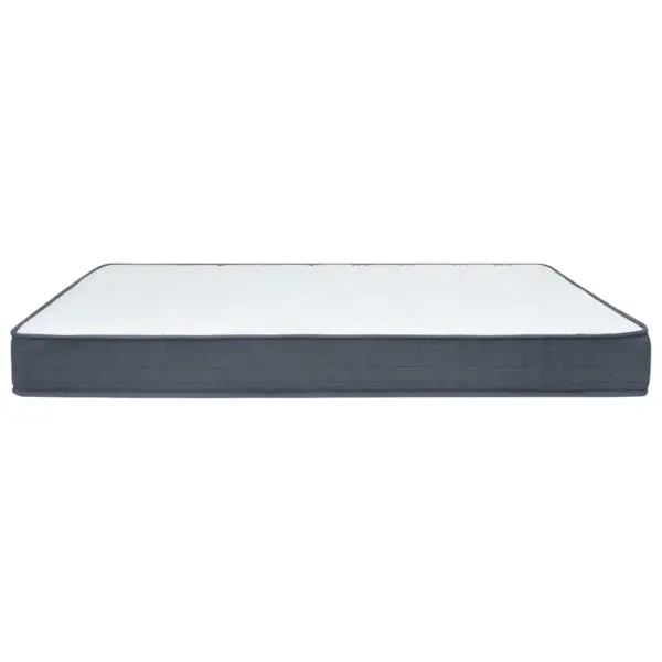 Taskuvedrudega pealismadrats, keskmine, 120 x 200 x 20 cm, valge/tumehall – 2